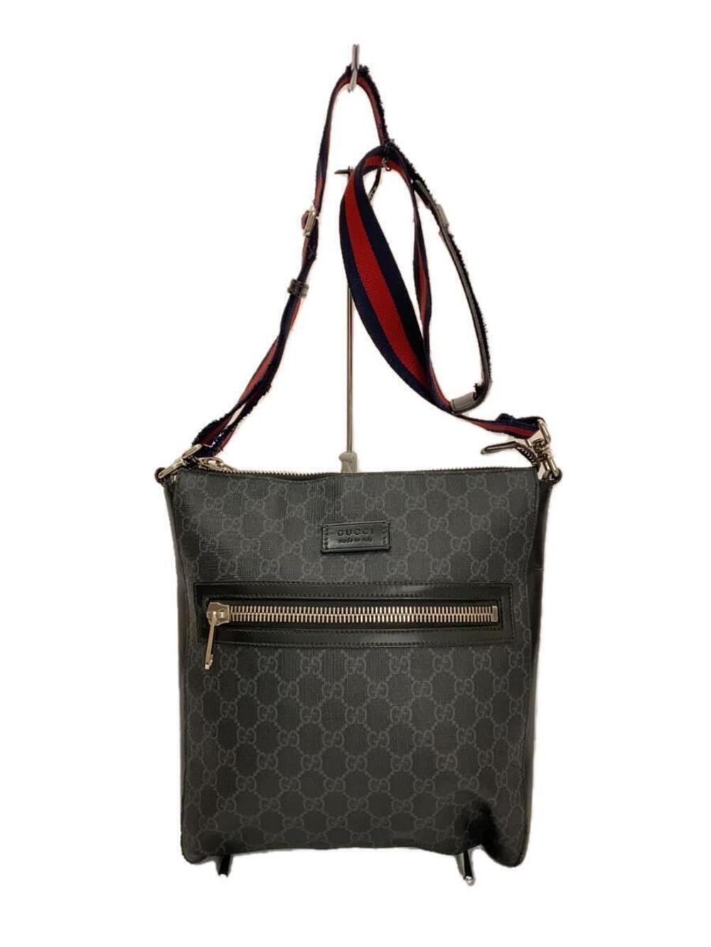 Gucci GG Supreme Canvas Messenger Bag Black